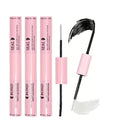 3 Pieces Adhesive and Sealing Eyelash Glue 2-in-1 for DIY False Eyelashes