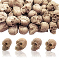 Mini Skull Figurines Set - Resin Skeleton Head Decorations for Fairy Gardens & Halloween - 5 or 10 Pieces