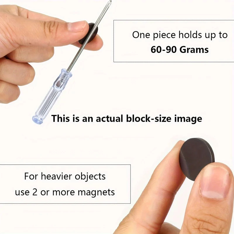 Magnetic Dots 0.8 Inch Strong Adhesive Flexible Magnets for Photos Crafts Office