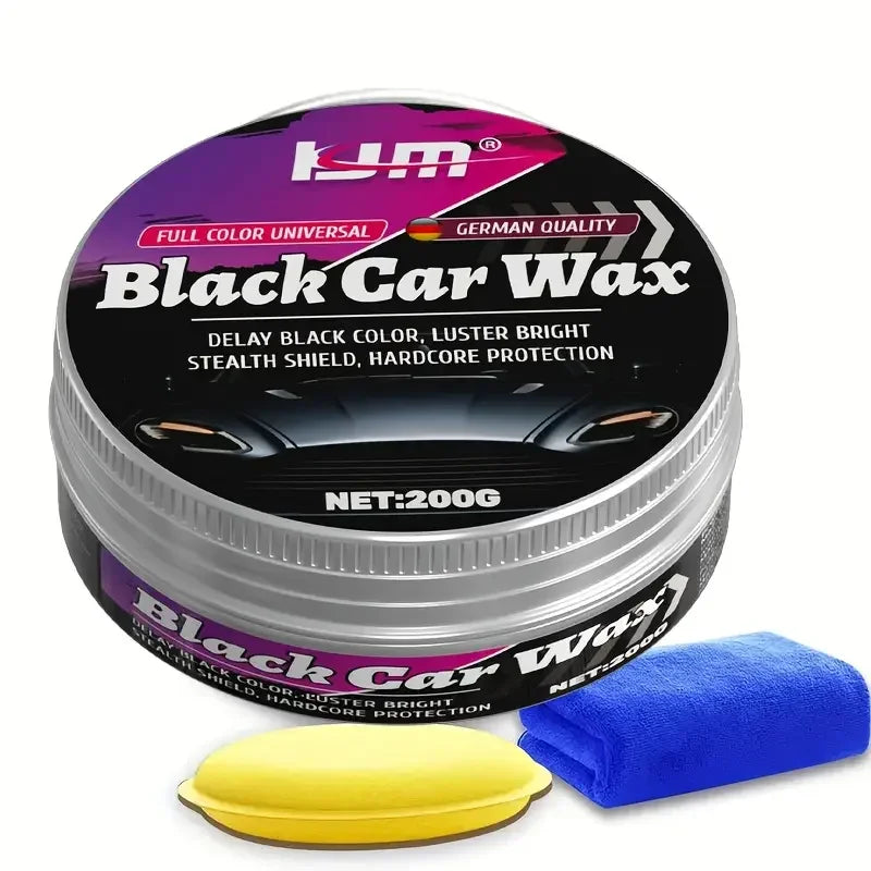 Car Wax Polish for Surface Brightening & Scratch Repair - Solid Wax, Multiple Colors