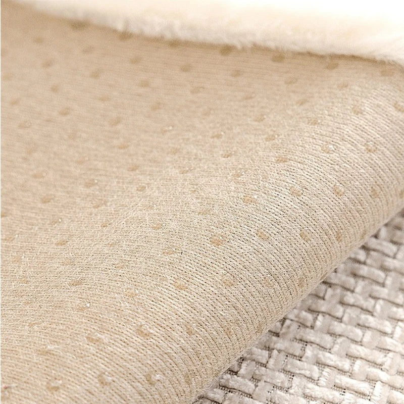 Chenille Sofa Cover with Velvet Hem & Tassels - Non-Slip All Seasons Decor