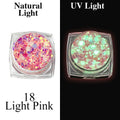UV Glow Glitter Gel for Face & Body - Waterproof Long-Lasting Festival Makeup