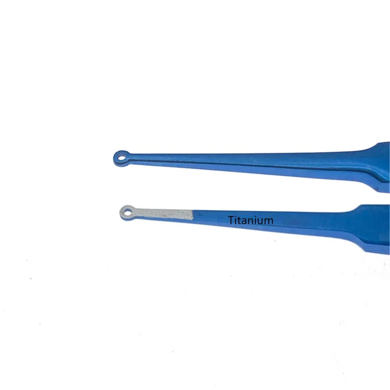 Titanium Vascular & Cardiac Tissue Forceps Micro Surgical Dissecting Forceps - Flat & Round Handles