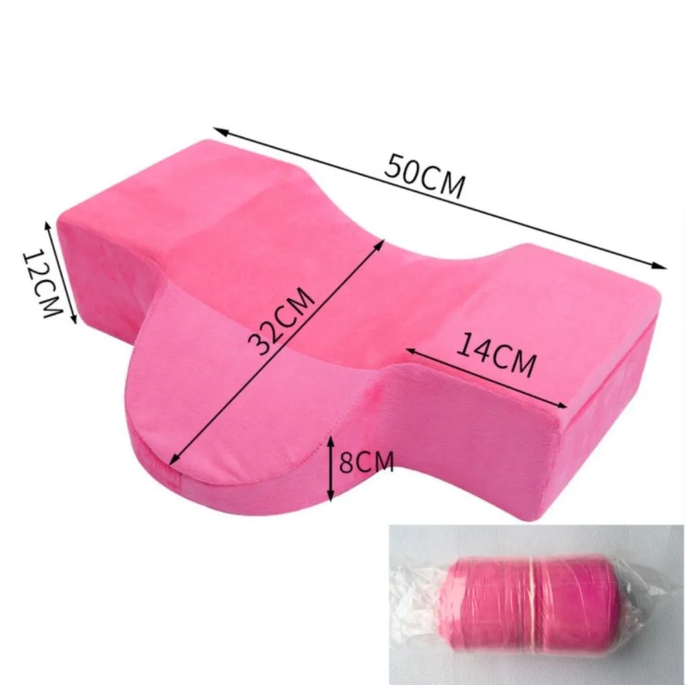 Memory Foam Eyelash Pillow Butterfly Shape Eyelid Support Cushion for False Lash Grafting