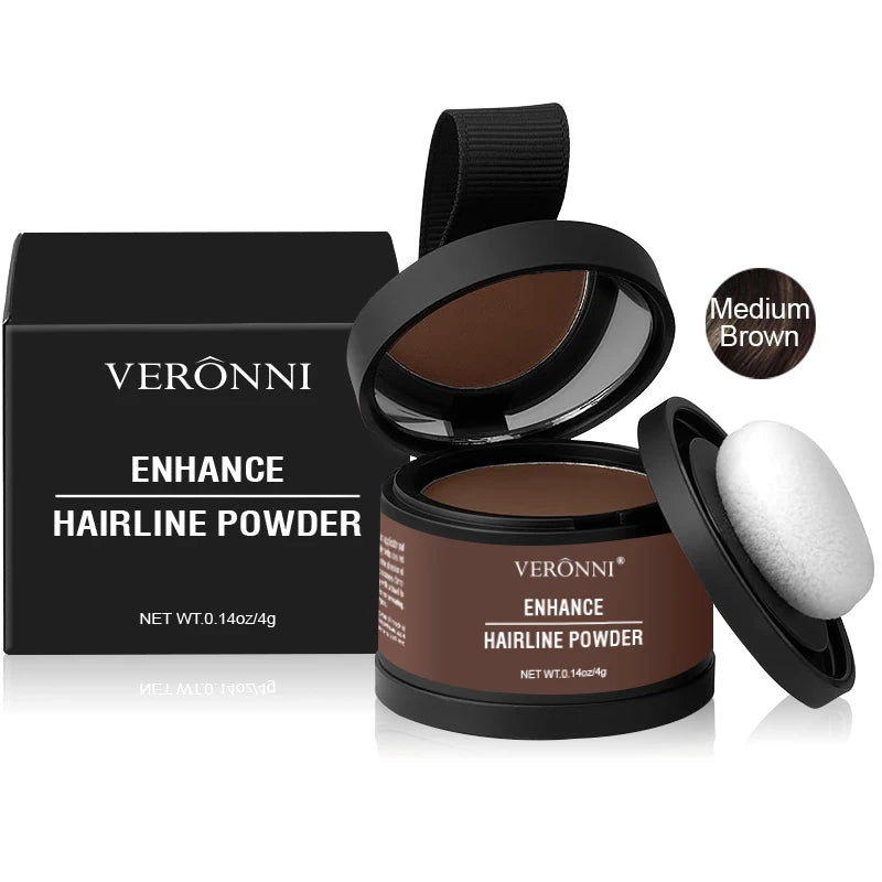 Hairline Concealer Powder for Natural Hair Line Coverage - 14 Colors