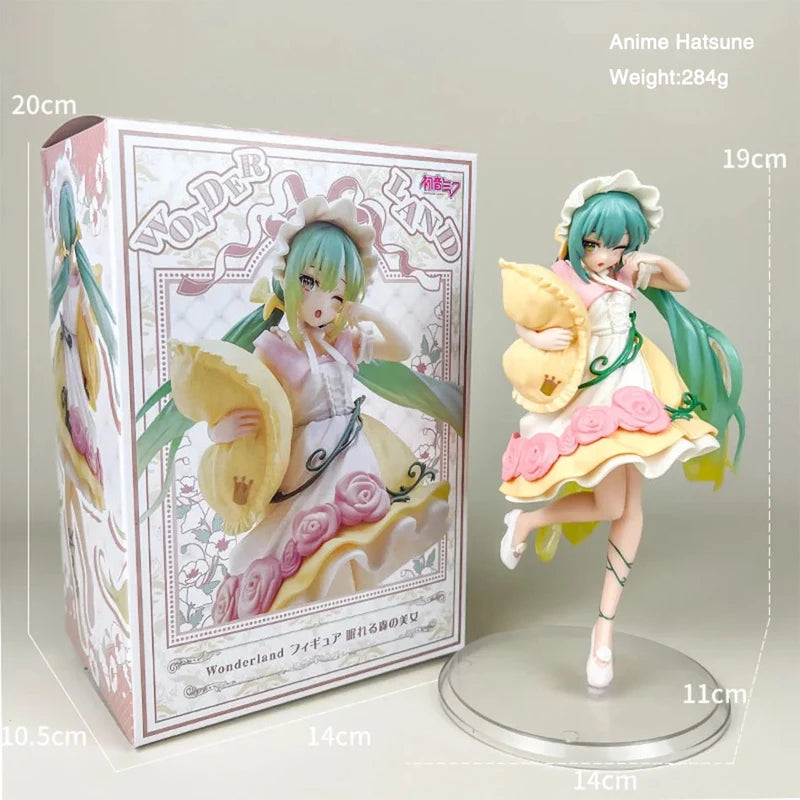 Anime Fairy Mirror Figure Set - Hatsune Miku & Cinnamoroll PVC Decor Toy