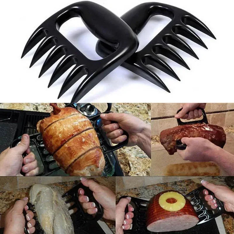 Bear Claw Meat Shredder Forks Set for BBQ and Kitchen Cooking Tools