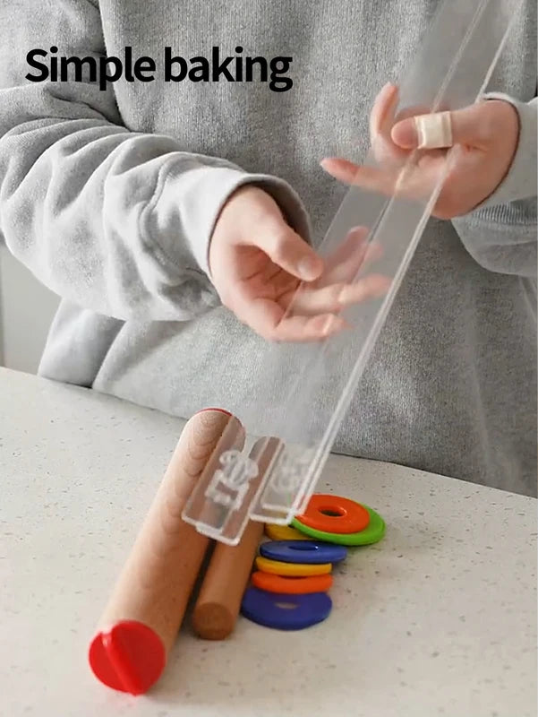 Acrylic Thickness Ruler 2-10mm for Fondant Cake Decorating & Baking Tools