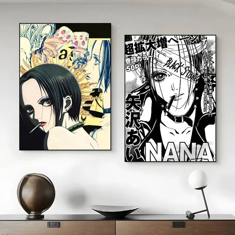 Anime Poster Wall Art Canvas - Japan N-NANA HD Print for Living Room Decor