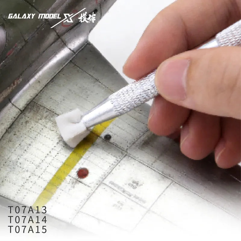 Multi-Purpose Scale Model Sponge & Applicator Pen Set - Weathering Effect Tools, Pack of 100