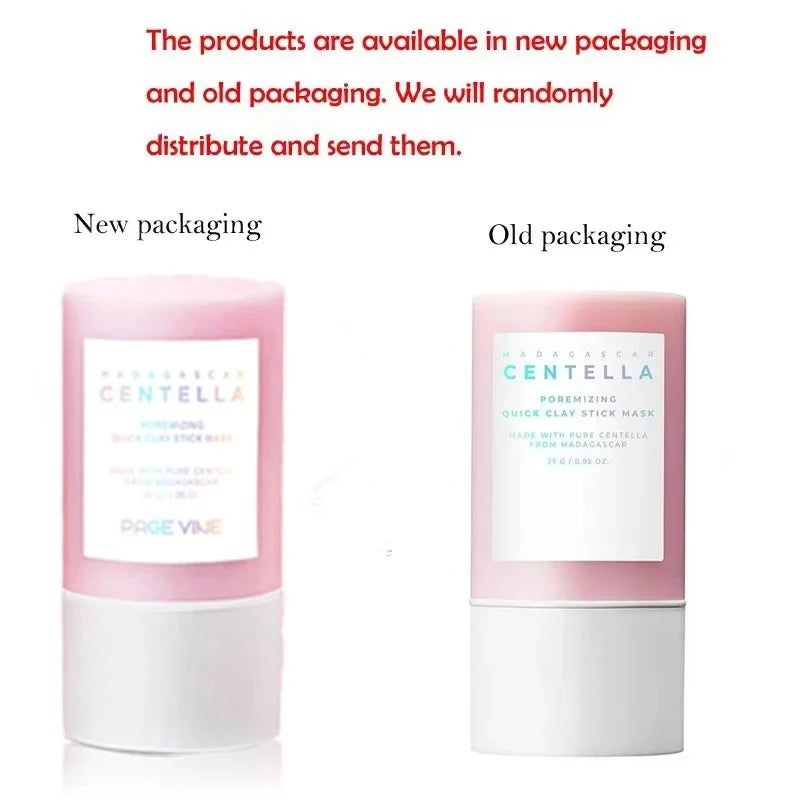 Pink Salt Facial Cleansing Mud Stick - Deep Pore Detox & Skin Softening