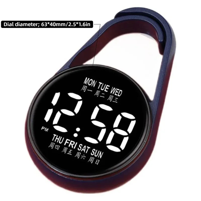 Digital Hanging Pocket Watch Waterproof Luminous Electronic Watch