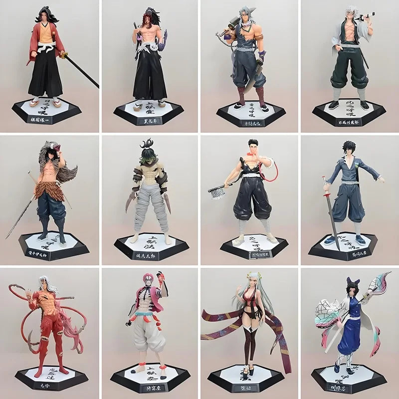 Anime Demon Slayer Action Figure Collection - Kamado Tanjirou Nezuko Inosuke PVC Toy Set