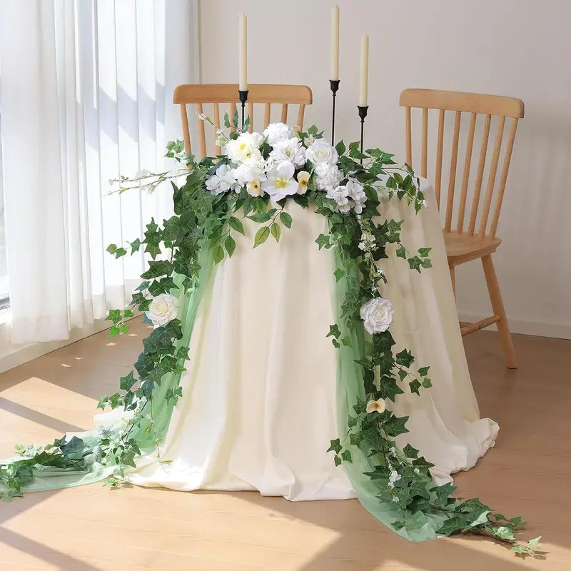 Artificial Ivy Garland 1.8m - Fake Greenery Vines for Home & Wedding Decor