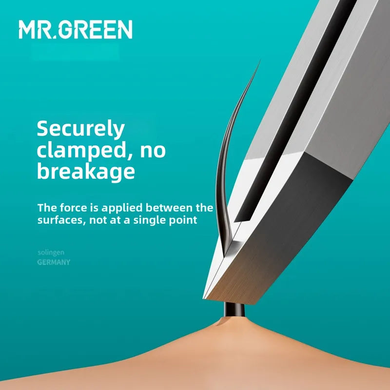 Eyebrow & Beard Tweezer Tool - Professional Hair Removal Clipper