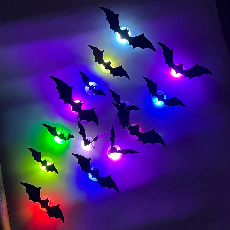 Halloween Bat Wall Light Decor LED Night Light for Festive Party Decoration