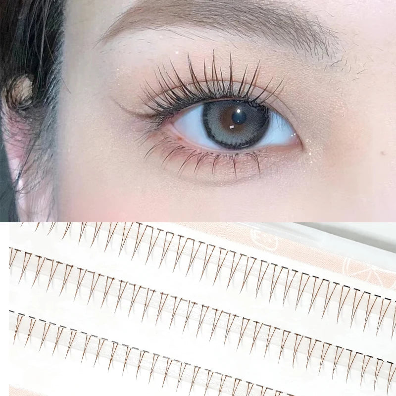 V Shape Under Eyelash Clusters - Natural Bottom & Manga Eyelashes for Makeup