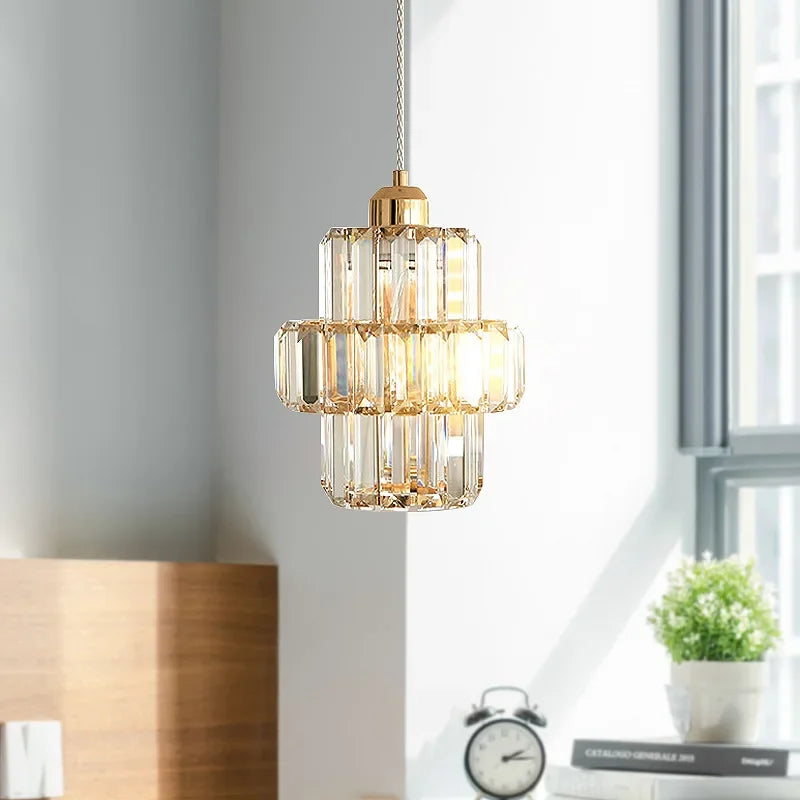 Modern Crystal Chandelier for Bedroom & Living Room - Creative Postmodern Lighting Fixture