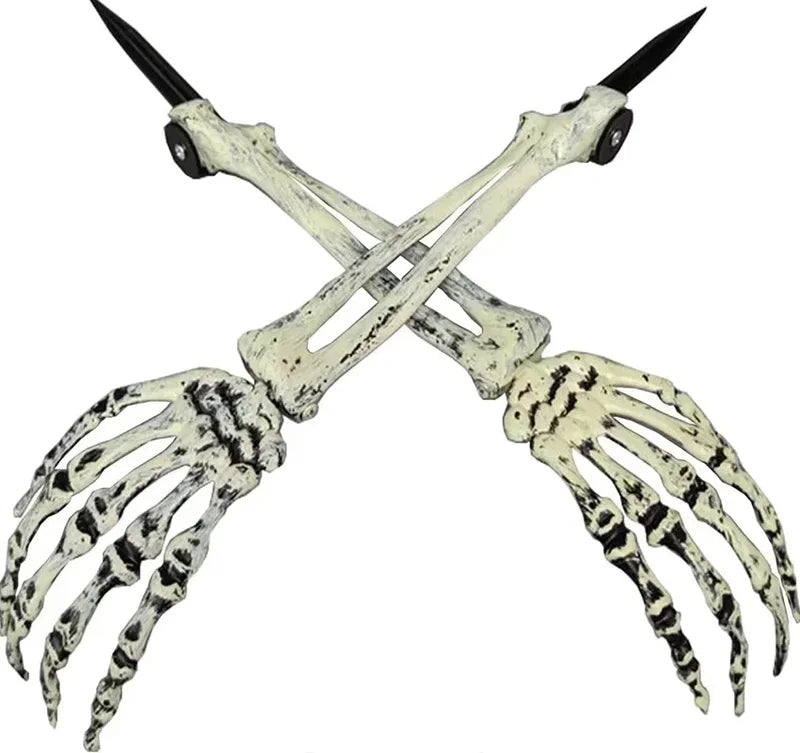 Halloween Skeleton Arms Lawn Decoration Realistic Skeleton Hands for Outdoor Party