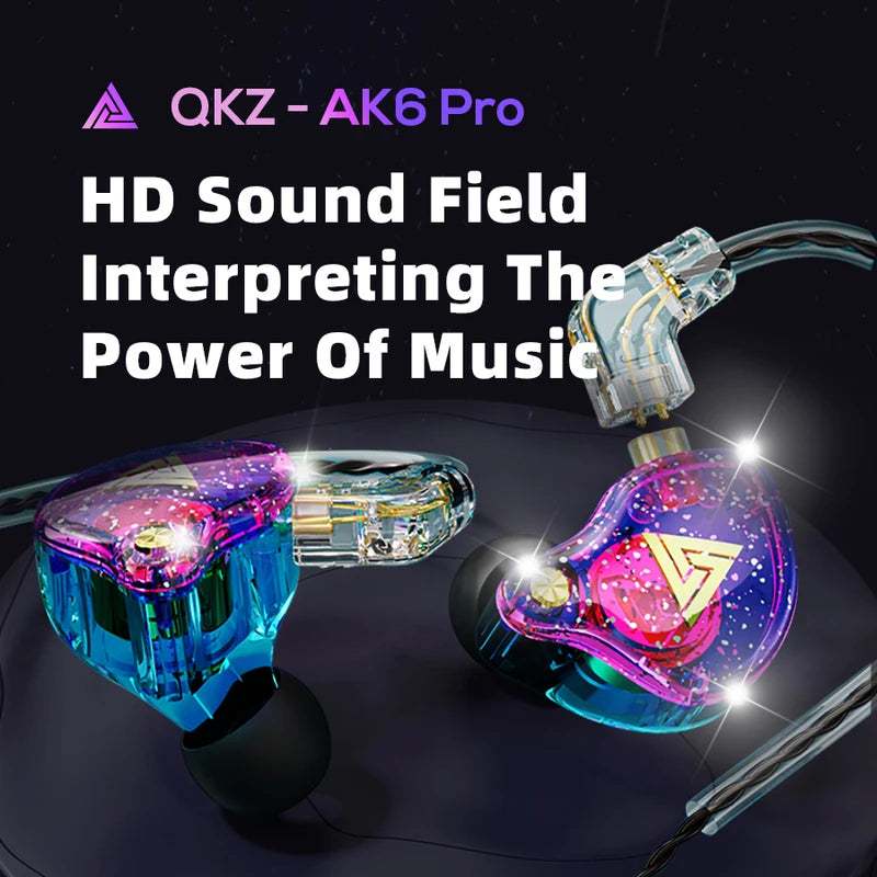 In-Ear Monitor Earphones with Noise Cancelling & Detachable Cable - HI-FI Bass