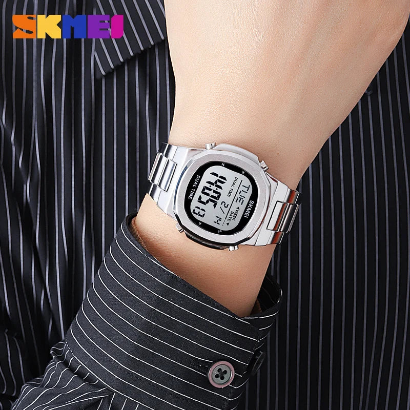 Digital Sport Watch Men Waterproof Multi-Function Wristwatch - LED Alarm & Calendar