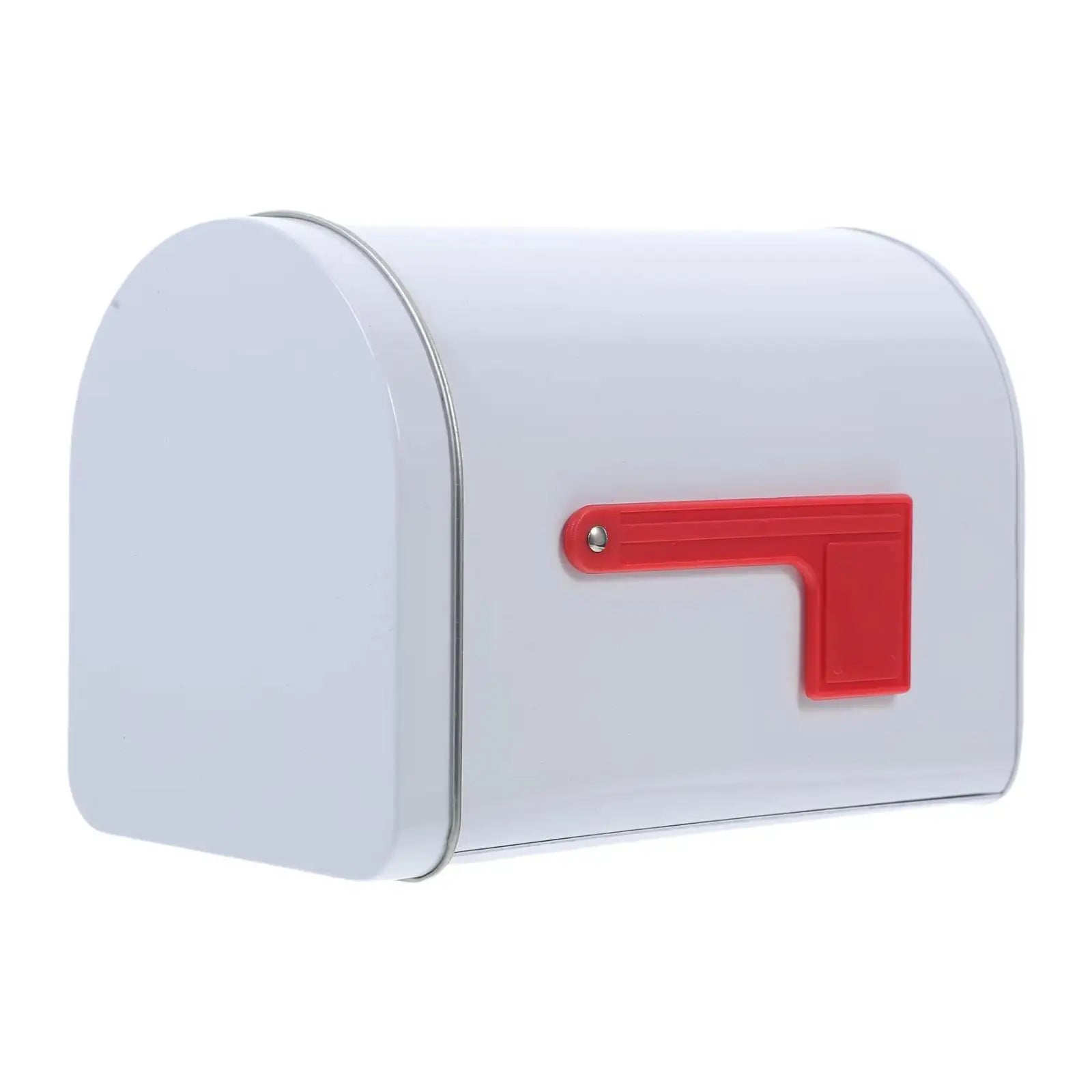 Retro Tinplate Mailbox - Mini Decorative Mail Slot for Home & Garden