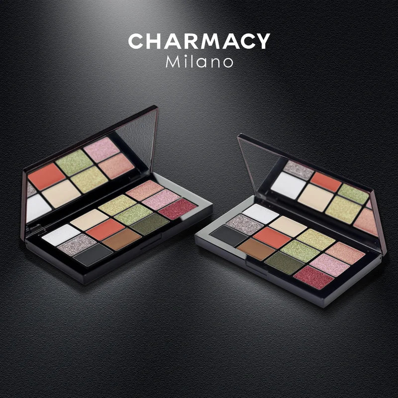 12 Colors Eyeshadow Palette Glitter Shimmer Long Lasting Makeup Set
