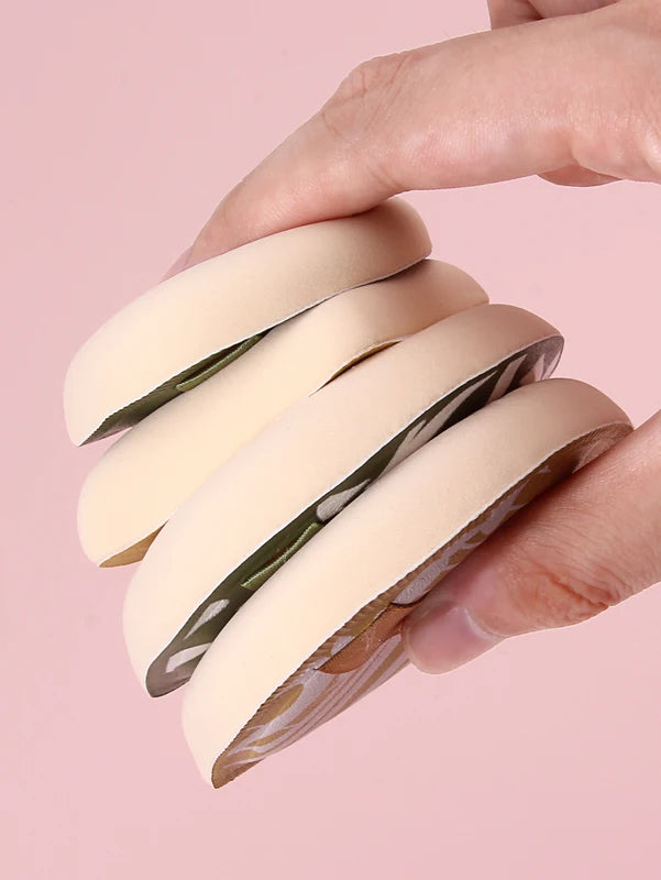 Large Cosmetic Makeup Sponge Puff Set - Wet & Dry Use, Thick Material, Face Foundation Blenders