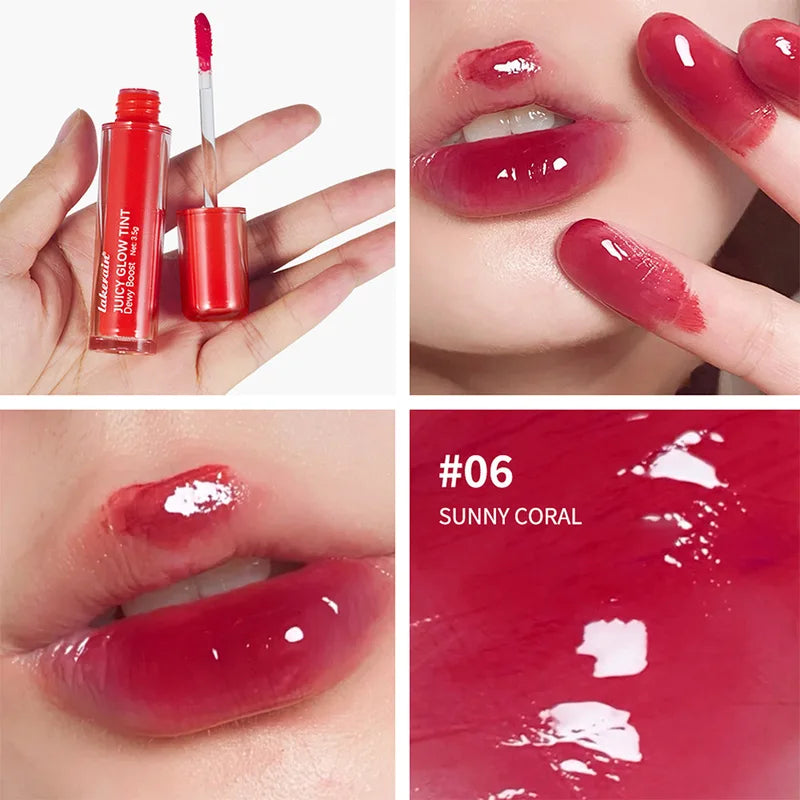 Juice Mirror Lip Gloss - Long-Wear Hydrating Lip Oil with Luminous Glow
