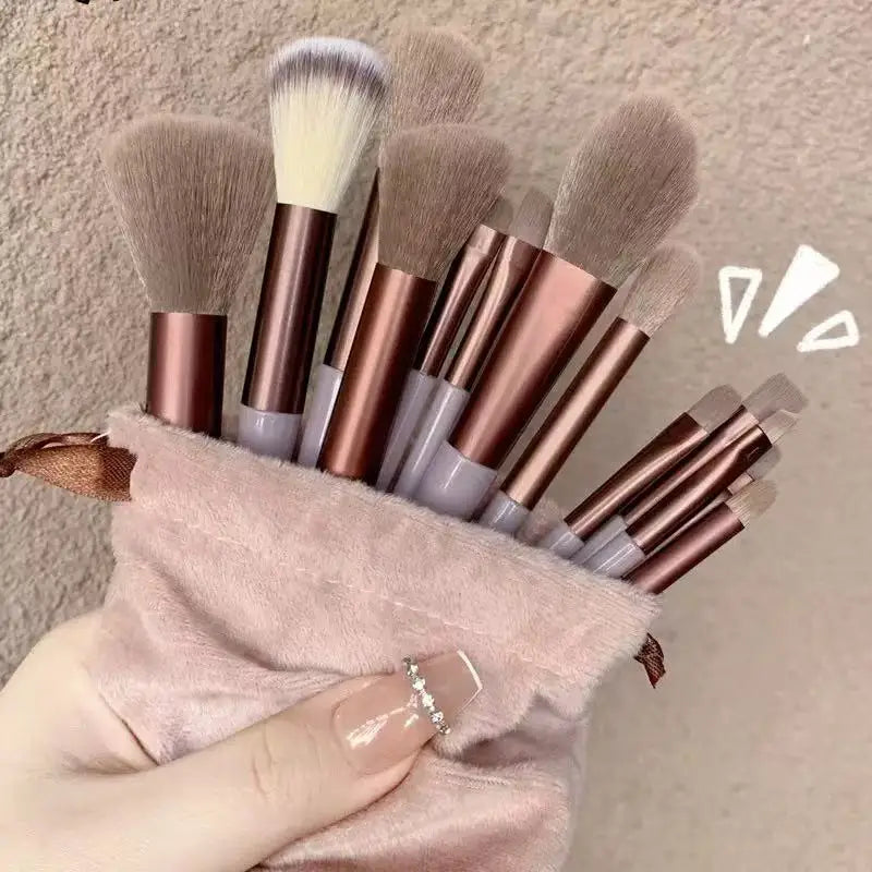 Professional Makeup Brush Set - Soft Fluffy Cosmetic Brushes for Face & Beauty - 13 Pieces