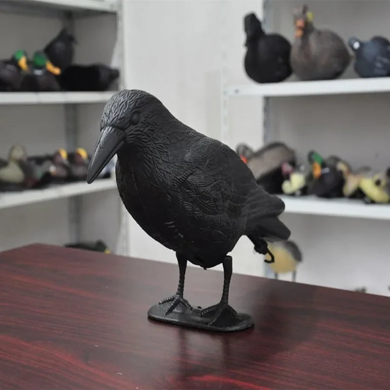 Bird Repellent Scarecrow Raven Decoy for Garden & Outdoor Pest Control