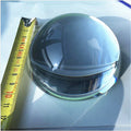 Clear Hemisphere Crystal Ball - Paperweight Decoration, Magnifier Glass 4cm/10cm