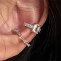 Women No Piercing Crystal Ear Cuff - Zircon Fake Cartilage Clip Earring