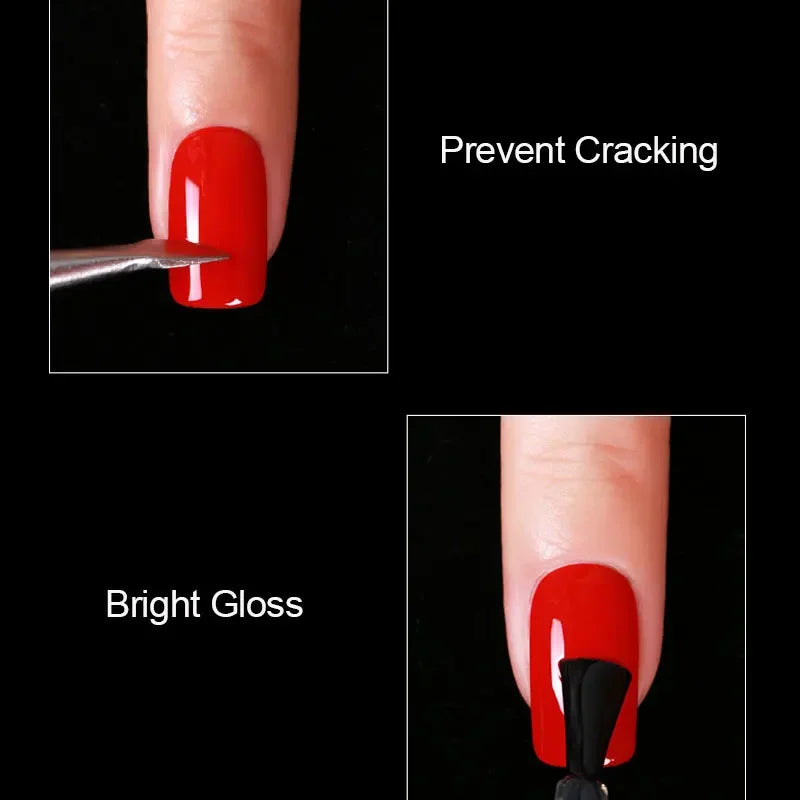 High Shine No Wipe Gel Top Coat for Extended Nail Polish Durability - 100ml