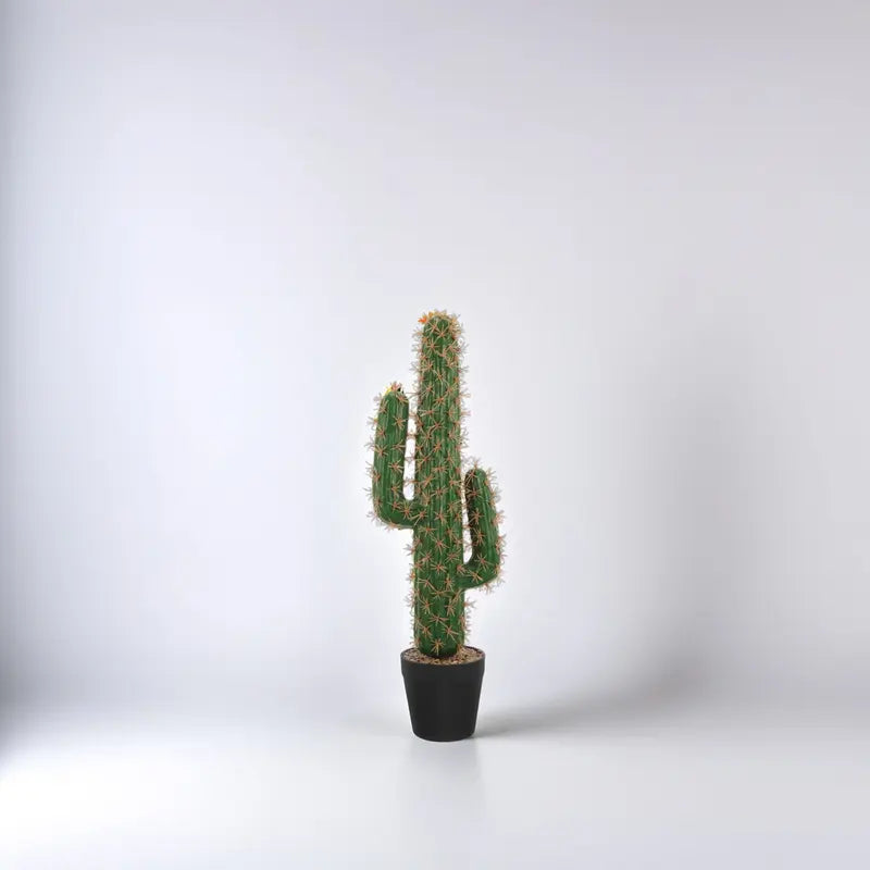 Large Artificial Cactus Plant - Realistic Potted Succulent Decor for Home & Office