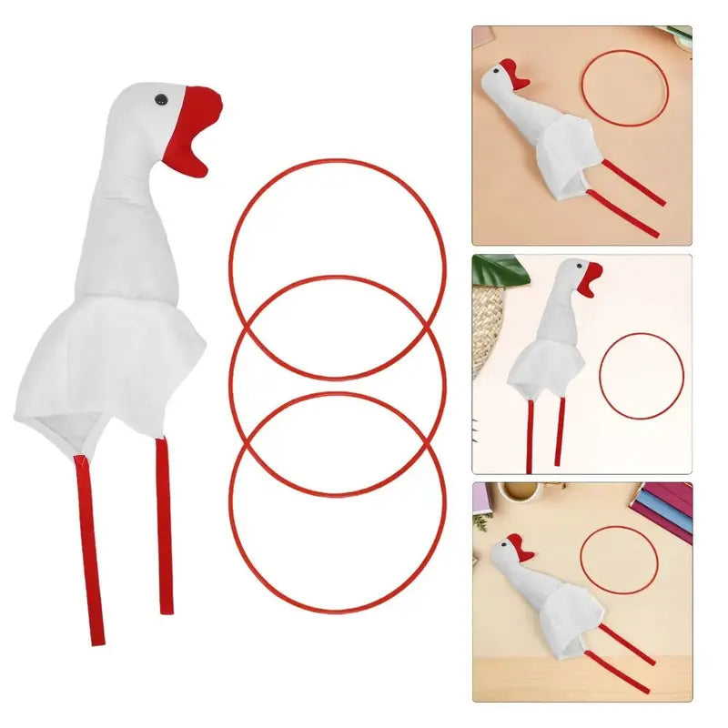 Creative Plush Goose Hat - Halloween Party Costume Headgear for Kids & Adults