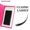 Individual Eyelash Extensions Set - Soft Matte Black Classic & Volume Lashes