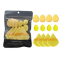 12PCS Multicolor Makeup Puff Set - Soft Reusable Foundation Sponges for Powder & Loose Powder