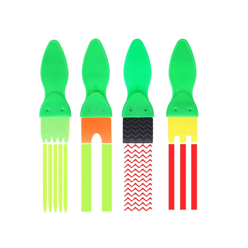 Kids Art & Craft Painting Kit with Sponge Stamp Brushes for Toddler Creativity