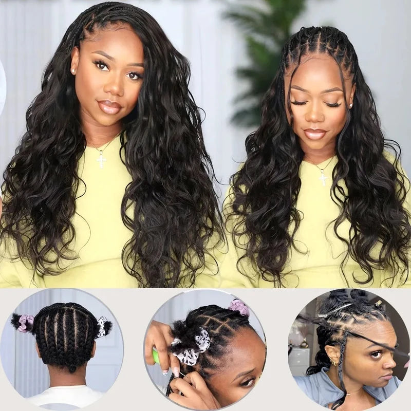 Knotless Pre Separated Body Wave Human Hair Extensions - Brazilian Hair