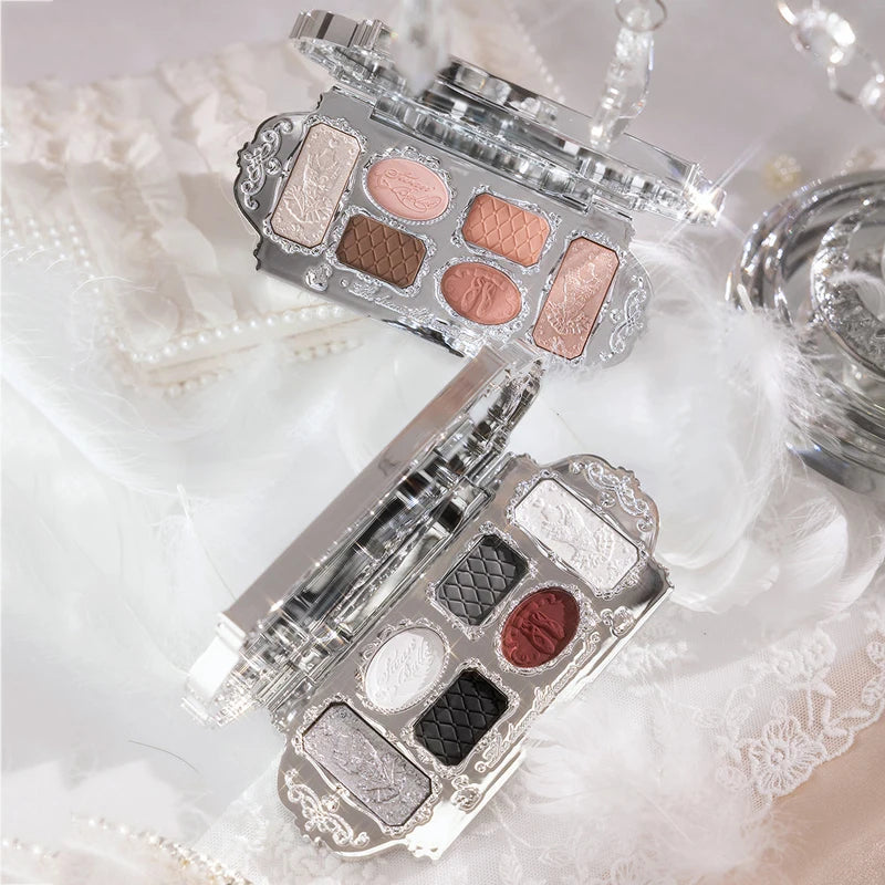 Colorful Eyeshadow Palette with Matte, Shimmer, Glitter Finishes - Waterproof & Highly Pigmented
