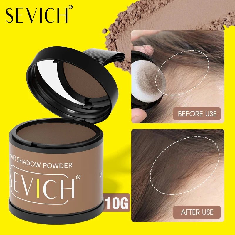 Hairline Shadow Powder Kit with Brush - Root Cover Up & Hair Concealer, 10g