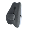 Adjustable Memory Foam Office Seat Back Pillow - Support Cushion for Lumbar & Comfort