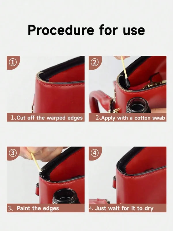Leather Edge Oil Repair Kit for Leather Recoloring and Wear Restoration