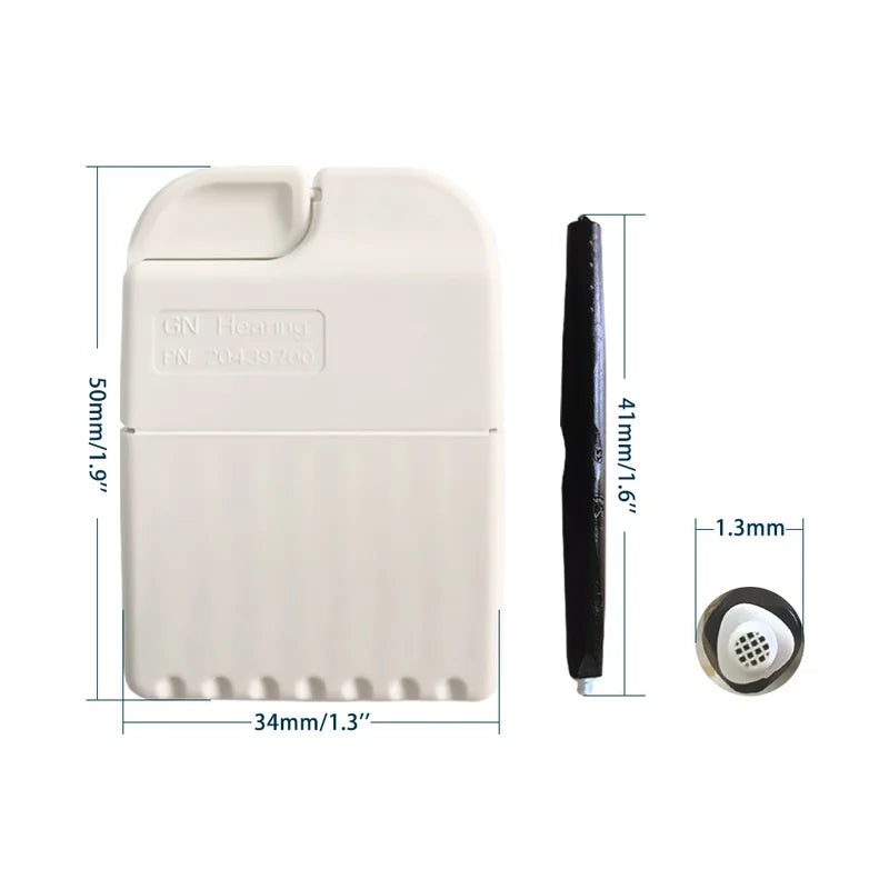 Hearing Aid Wax Guards Filters Pack - Earwax Prevention for Resound Phonak