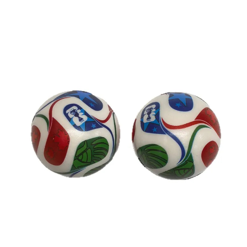 Soccer Stress Ball - 6cm PU Foam Squeeze Toy for Football Fans, Anti-Stress Gift