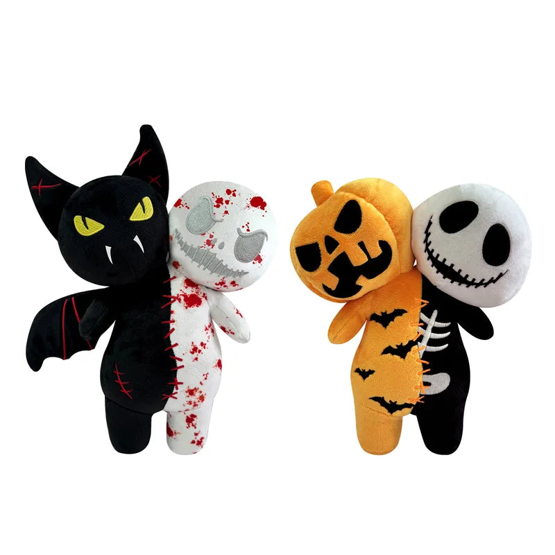 Halloween Nightmare Before Christmas Plush Doll Toy - Skeleton Pumpkin Cartoon Kids Gift