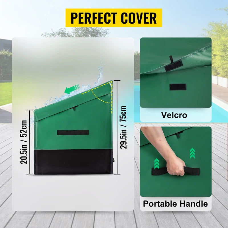 Outdoor Storage Box Waterproof Garden Deck Furniture Storage 230 Gallon