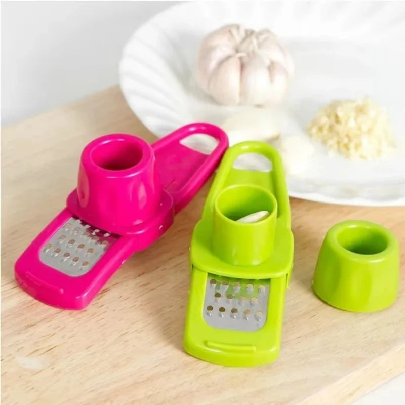 Mini Garlic Grinder and Peeling Machine - Portable Multi-Functional Kitchen Tool