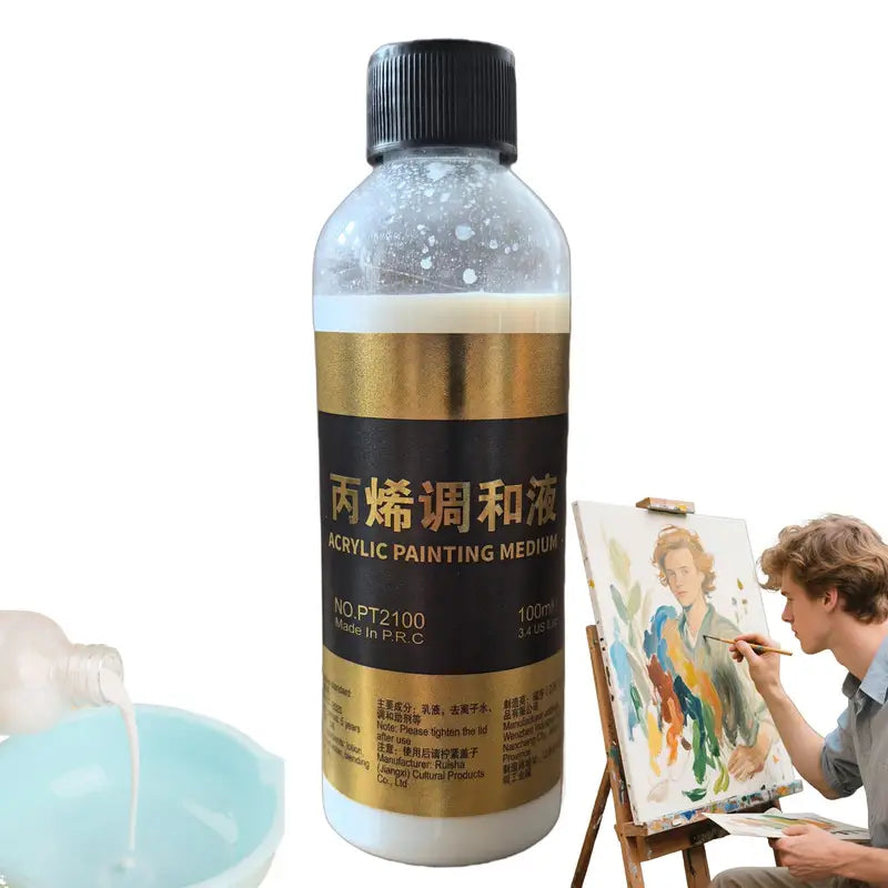 Acrylic Paint Thinner 100ml Fluid Additive for Artists & Art Projects